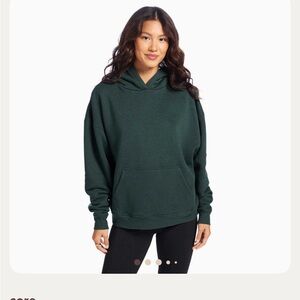 Nuuds Limited Edition Alpine Green Women's Vintage Fleece Hoodie